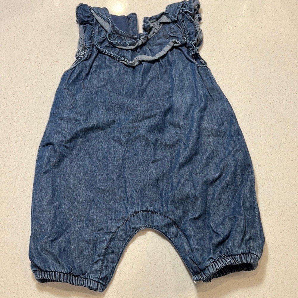 Denim Romper